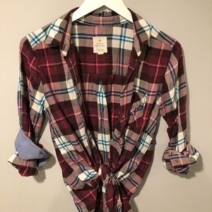 American Eagle plaid flannel